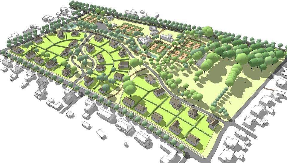 Verkaveling 'Schoone gevel' binnenland in Wezembeek-Oppem